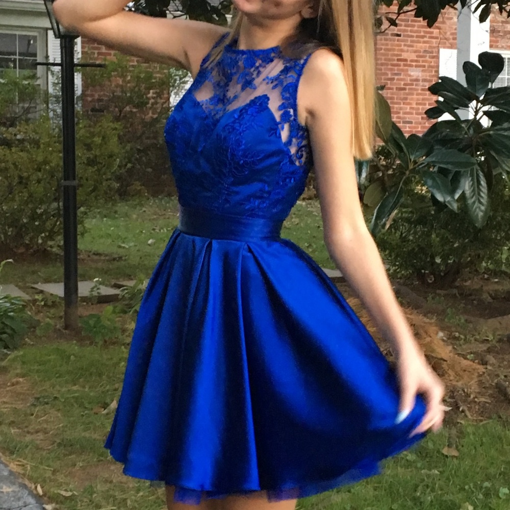 Royal Blue Homecoming Dress (custom made)